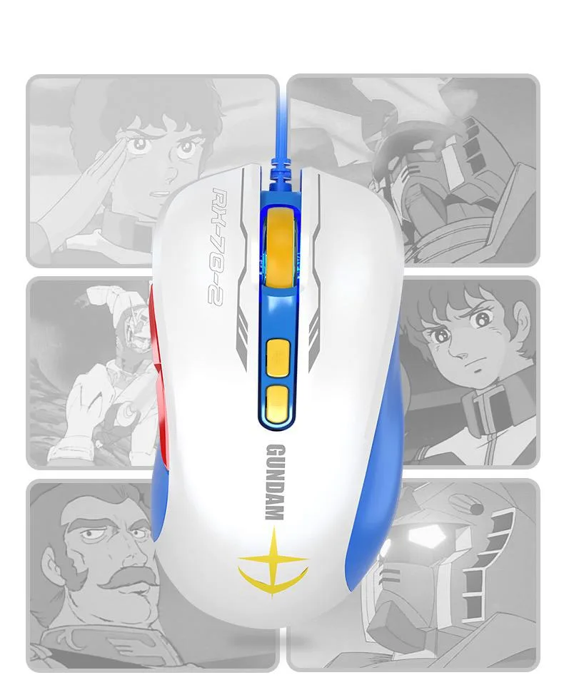 Honsdom Honsdom iKBC GUNDAM RX-78-2 Limited Version 5000 DPI Gaming Mouse — fotografija proizvoda