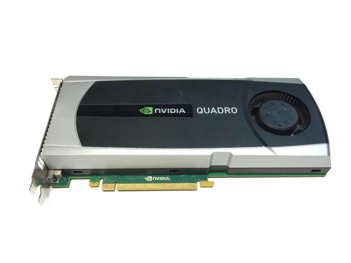 NVIDIA NVIDIA Quadro 5000 JFN25 2.5GB GDDR5 320-bit workstation graphics card — Produktfoto