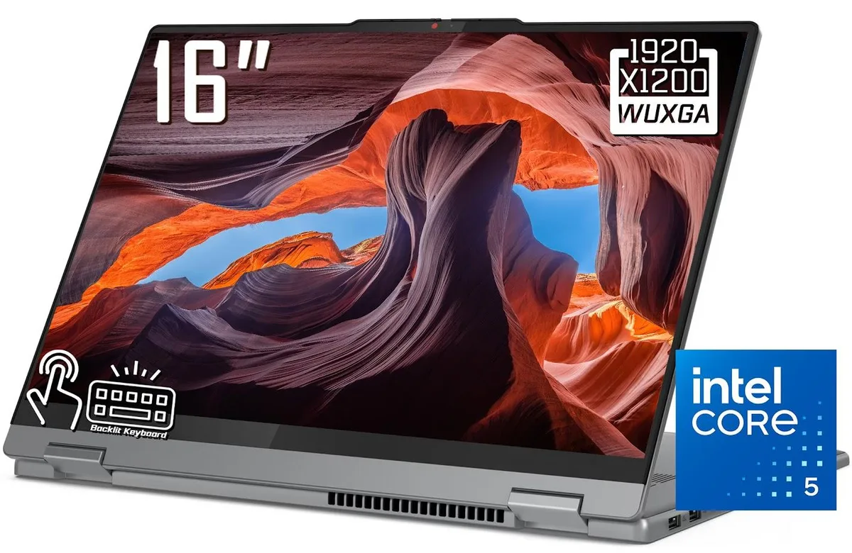 Lenovo Lenovo IdeaPad 5 2-in-1 16" Touch Intel Core 5 120U 16GB 512GB Luna Grey — 商品写真