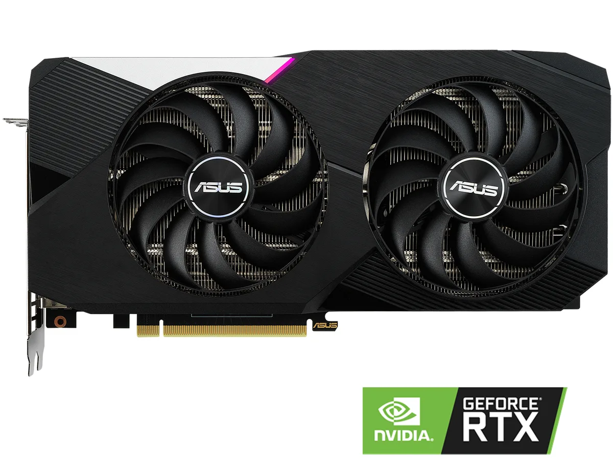 ASUS ASUS DUAL-RTX3060TI-8G graphics card — product photo
