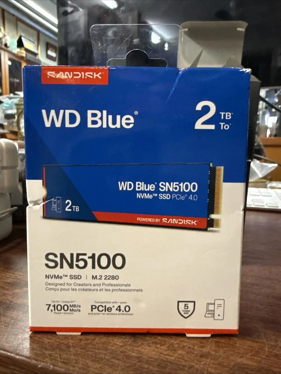 SanDisk SanDisk WD Blue SN5100 2TB Internal NVMe SSD — product photo