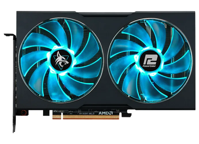 PowerColor PowerColor Hellhound Radeon RX 6600 AXRX 6600 8GBD6-3DHL graphics card — photo du produit