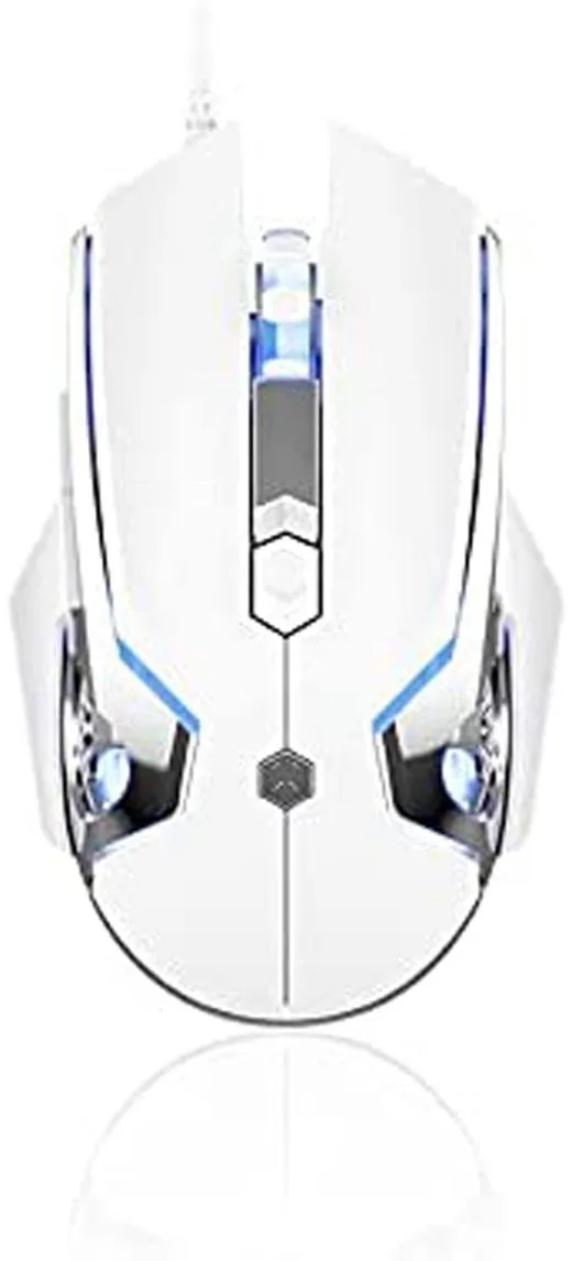 BFKK BFKK AJ120 Gaming Mouse White 4000FPS 12G 1.7m Braided Cable — foto del producto