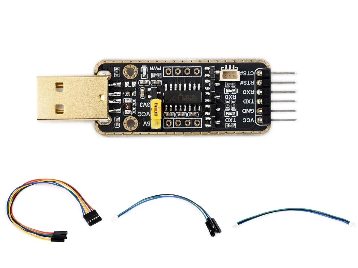 LORDWORLD LORDWORLD USB to UART Debugger Module for Raspberry Pi 5, Black — foto produk