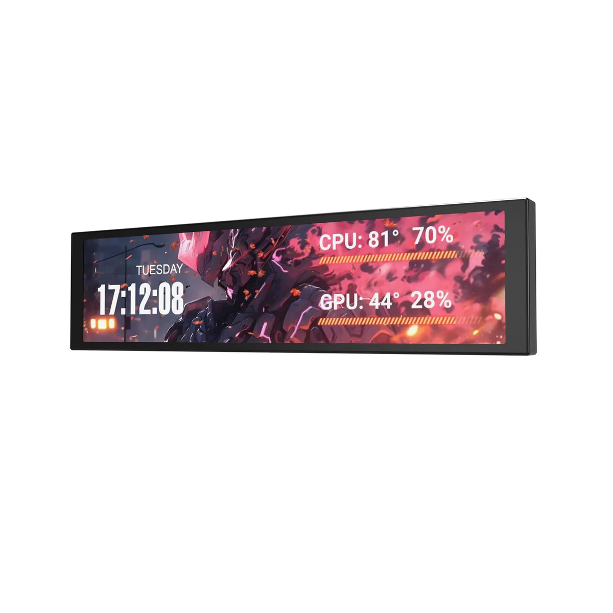 darkFlash darkFlash V92 9.2" IPS Secondary Display 1920×462 USB-C Black — 商品照片