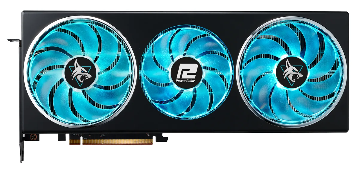 PowerColor PowerColor Hellhound Radeon RX 7900 GRE RX7900GRE 16G-L/OC graphics card — photo du produit