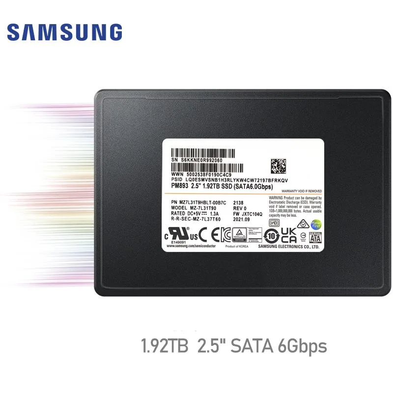 SAMSUNG SAMSUNG PM893 1.92TB 2.5" SATA internal SSD — product photo