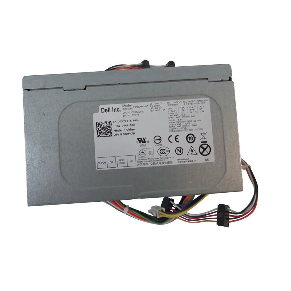 DELL DELL 265W MT Power Supply Optiplex 390 790 990 3010 — product photo