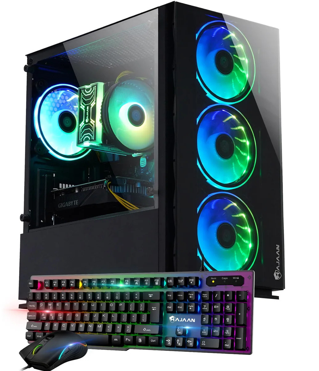 HAJAAN HAJAAN BREEZE Gaming PC Ryzen 7 5700X RTX 3050 32GB 2TB — product photo