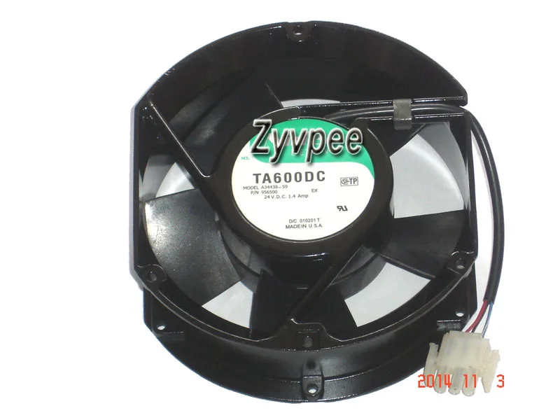 Zyvpee Zyvpee NIDEC TA600DC 17CM A34438-59 EX P/N 956500 24V 1.4A 3 Pin Case Fan — foto produk