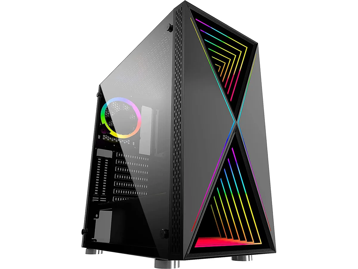 BGears BGears b-BlackWidow RGB Black PC case — product photo