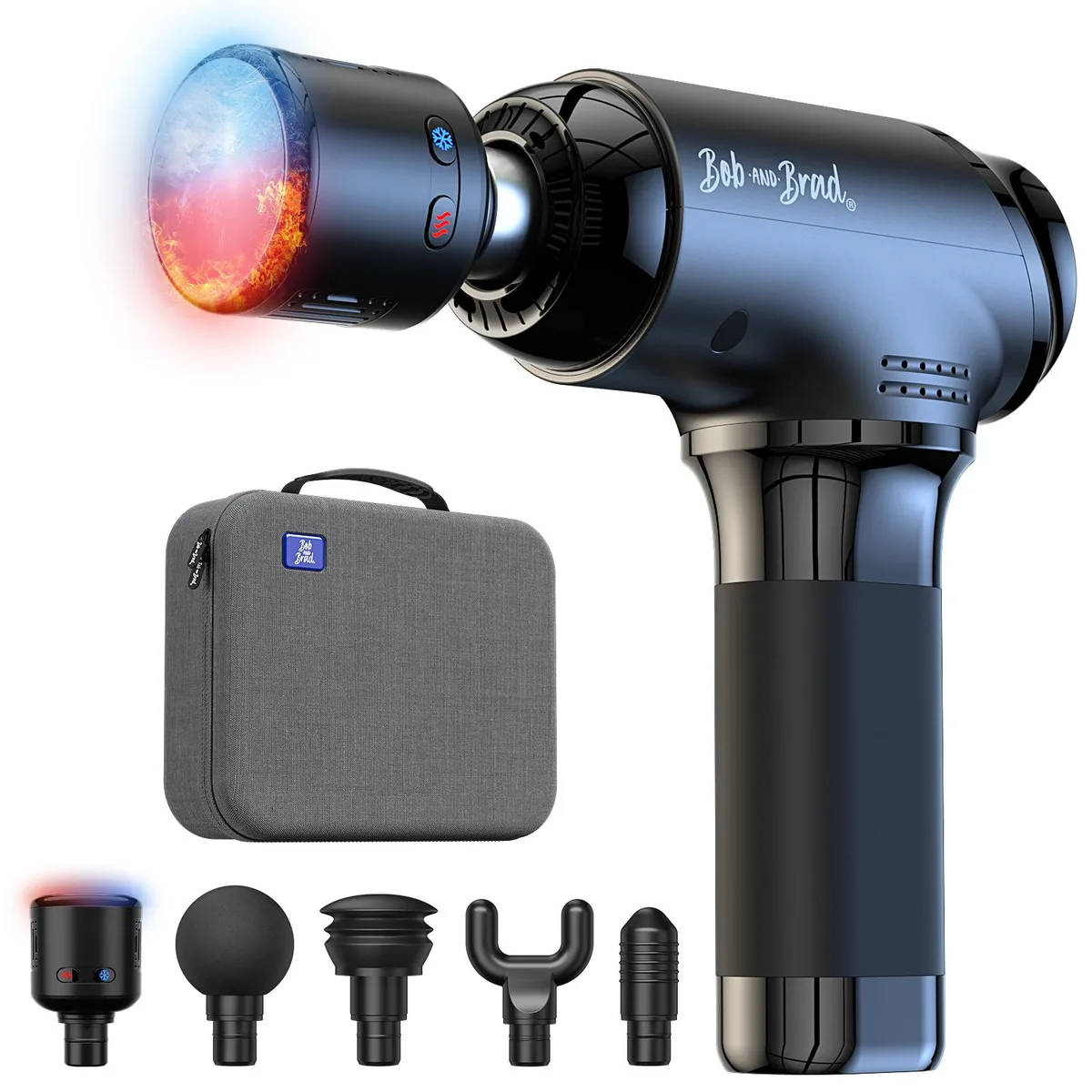 Bob and Brad Bob and Brad QL/DMS.T2-E T2 Pro Massager 10mm 45lbs Heat Cold 3200 RPM 1.9 lbs — foto produk