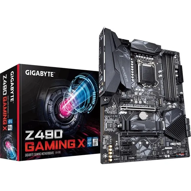 GIGABYTE GIGABYTE Z490 GAMING X Ultra Durable LGA-1200 DDR4 Desktop Intel motherboard — photo du produit
