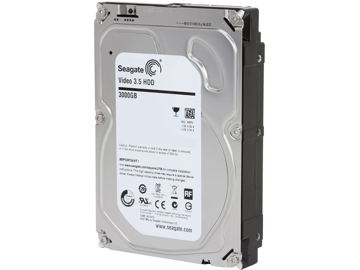 Seagate Seagate ST3000VM002 3TB 5900 RPM 64MB SATA 6.0Gb/s 3.5" internal hard drive — photo du produit