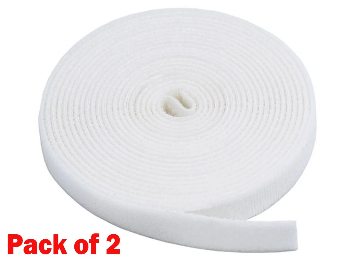 iMBAPrice iMBAPrice Fastening Tape 5 yard .75 inch Hook White Pack of 2 — produkto nuotrauka