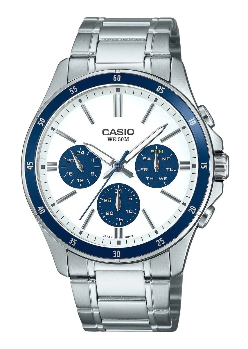 CASIO CASIO MTP-1374D-7A2V White Dial Stainless Steel Quartz Watch — product photo