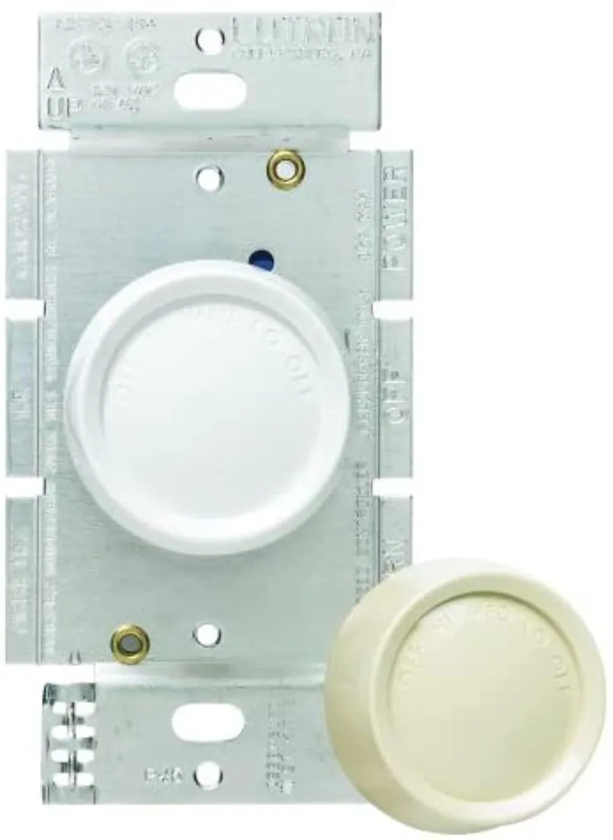  Lutron FSQ-2FH-DK Rotary Fan-Speed Control White Ivory Knobs — 제품 사진
