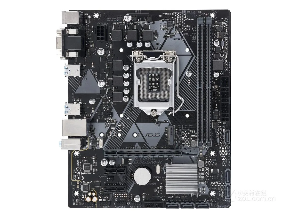 Green Micro ATX motherboard with silver LGA 1151 socket and four black DDR4 slots
