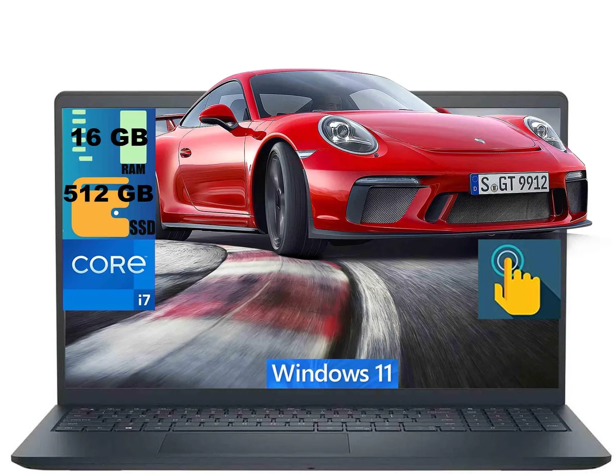 DELL DELL Inspiron 3530 15 laptop Core i7-1355U 10-core 16GB 512GB 15.6" FHD touchscreen — photo du produit