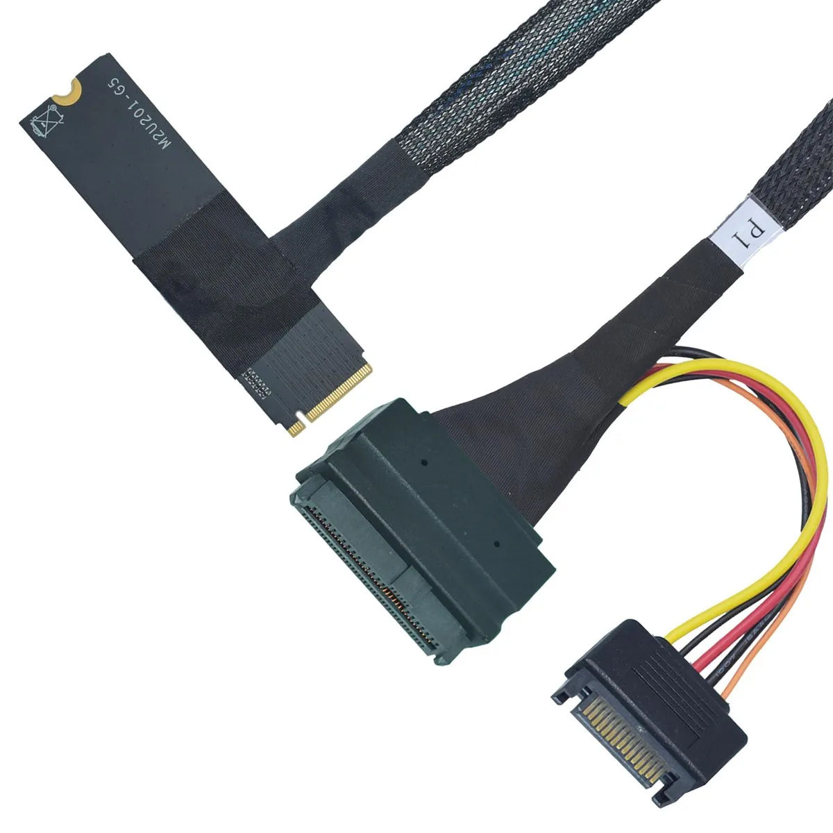 LetLinkSo LetLinkSo LLS-CB-1MT1UT-01 PCIe 5.0 M.2 to U.2 Adapter 50cm — Produktfoto