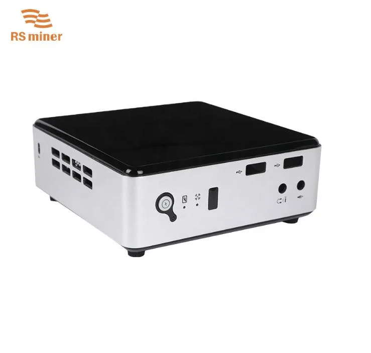 Small aluminium Mini-ITX case with a textured anodised finish