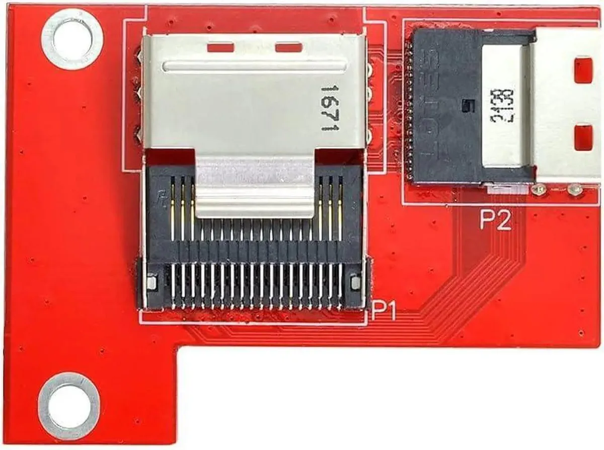 SMUGDESK SMUGDESK PCIe 4.0 Slimline SAS SFF8654 to Mini SAS SFF8087 Adapter with Bracket — product photo