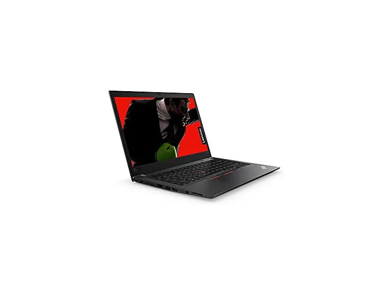 Black ThinkPad T480s 14 inch laptop closed on table