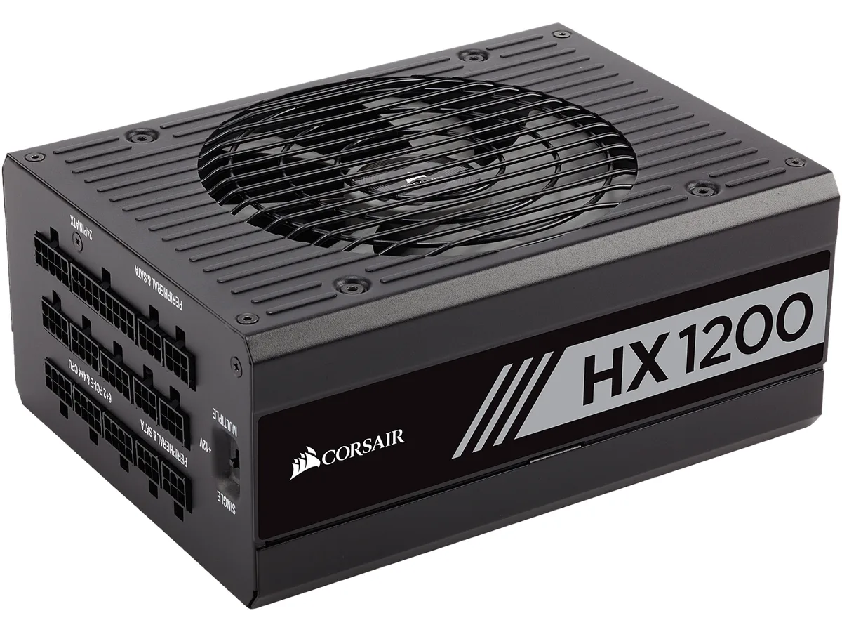 Corsair Corsair HX1200 CP-9020140-NA 1200 W power supply — photo du produit
