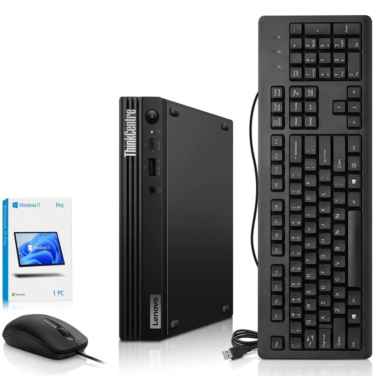 Lenovo Lenovo ThinkCentre M75q Mini Desktop PC 16GB 512GB Ryzen 5 Pro 4650GE — product photo
