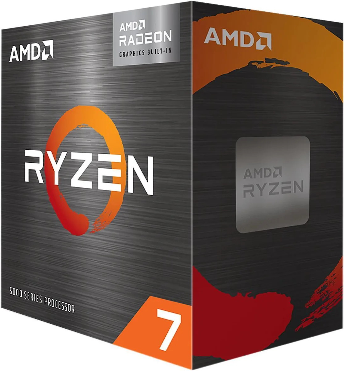 AMD AMD Ryzen 7 5700G 8-Core 3.8 GHz Socket AM4 65W Radeon Graphics desktop processor — photo du produit