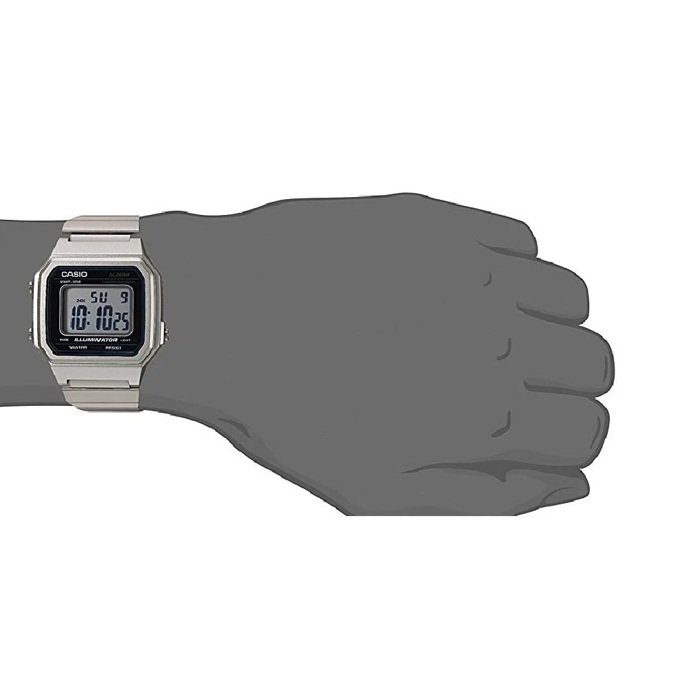 CASIO CASIO B650WD-1A Illuminator Digital Watch 43mm Stainless Steel — product photo