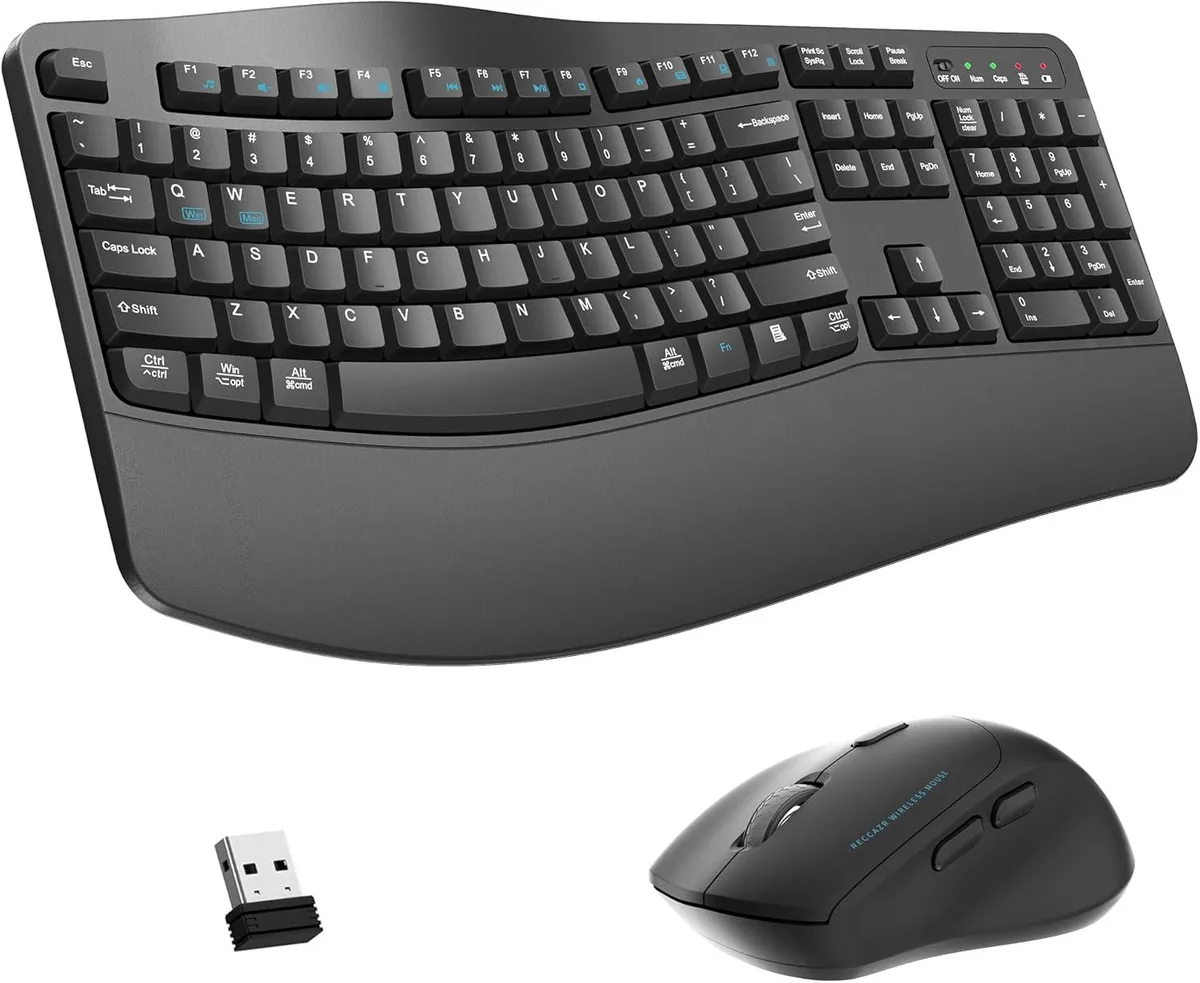 TUKO TUKO Wireless Keyboard and Mouse Combo (Gray) — product photo