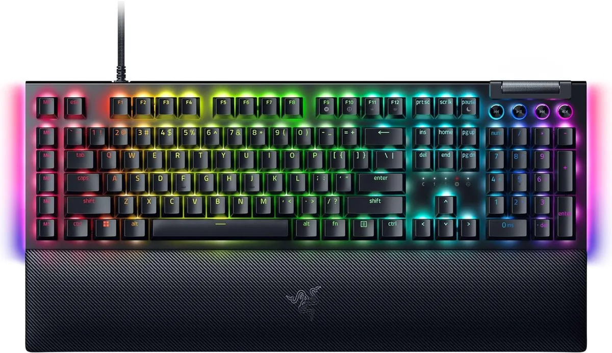 RAZER RAZER RZ03-04691900-R3U1 BlackWidow V4 Yellow Switch gaming keyboard — product photo