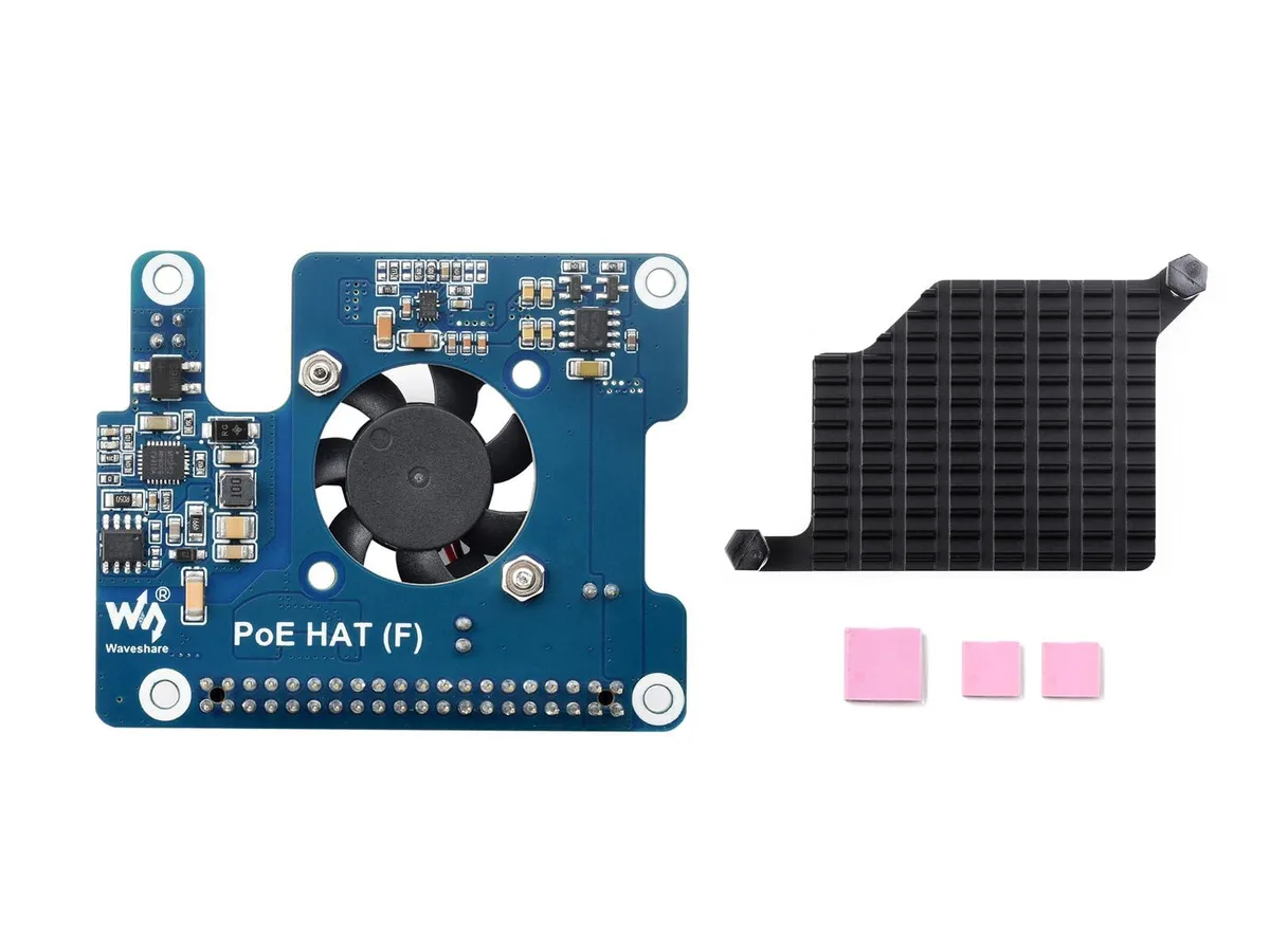 KEHIPI KEHIPI PoE HAT (F) development board Raspberry Pi 5 40-pin 802.3af/at — 제품 사진