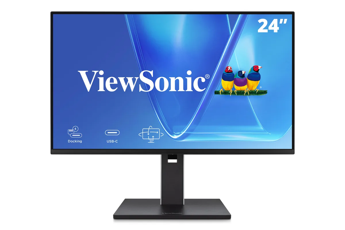 ViewSonic ViewSonic VG2458 24" 1080p IPS Docking Monitor 100W USB-C — photo du produit