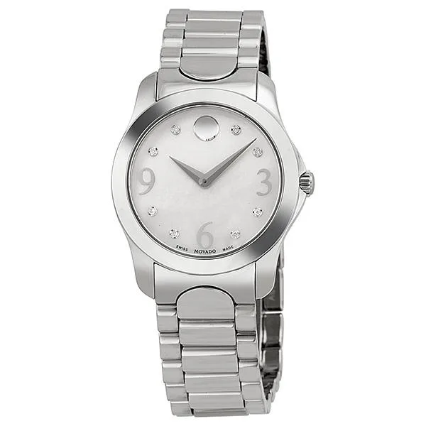 Movado Movado 0606696 Ladies Watch 28mm Mother of Pearl Dial Stainless Steel — product photo