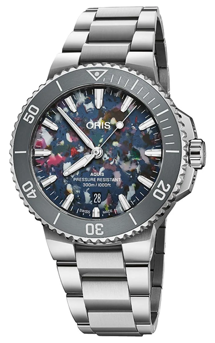 Oris Oris Aquis Date 733 41.5 mm Multicolored Dial Automatic Watch — product photo