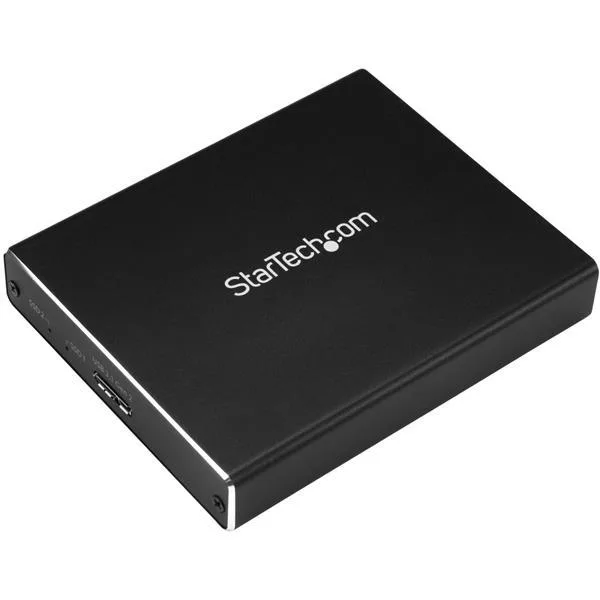 STARTECH STARTECH SM22BU31C3R Dual M.2 SATA RAID Enclosure — ภาพสินค้า