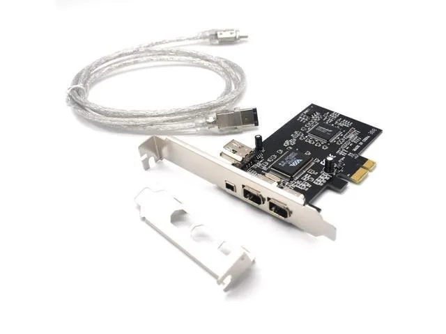LORDWORLD LORDWORLD PCIe 3 Ports 1394A Firewire Adapter Low Profile Bracket — product photo