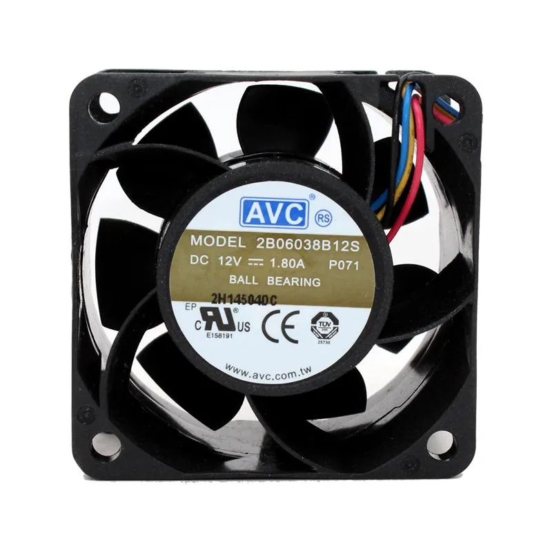 SXDOOL SXDOOL 2B06038B12S 60mm 12V 1.80A 15000 RPM PWM case fan — product photo