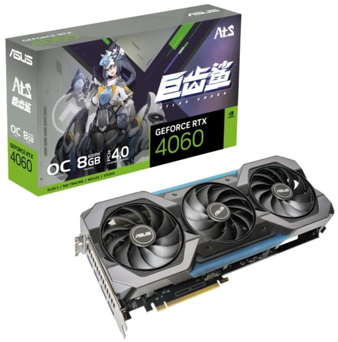 ASUS ASUS ATS GeForce RTX 4060 8GB graphics card — photo du produit