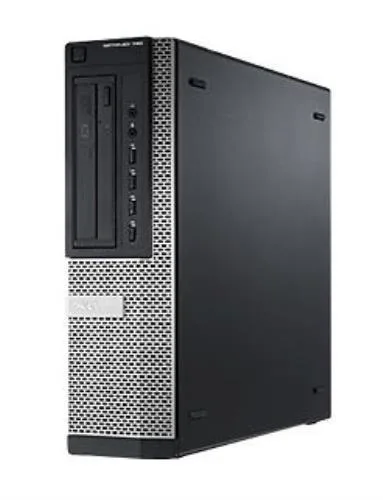 Black Dell OptiPlex 790 SFF desktop tower with DVD drive