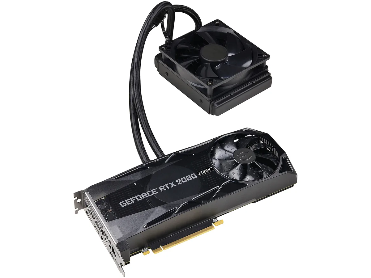 EVGA EVGA GeForce RTX 2080 SUPER XC HYBRID 08G-P4-3188-KR graphics card — photo du produit