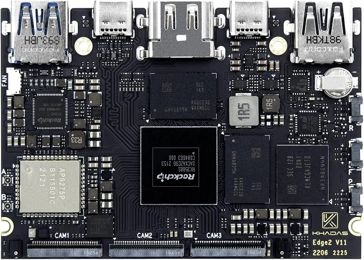 Khadas Khadas Edge2 RK3588S 16GB 64GB development board — foto produk