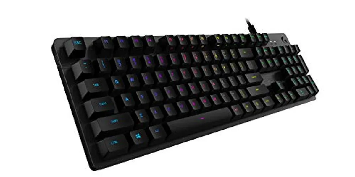 Logitech Logitech RNAB07KMLLPPW G512 Carbon RGB Gaming Keyboard GX Blue Clicky — toote foto