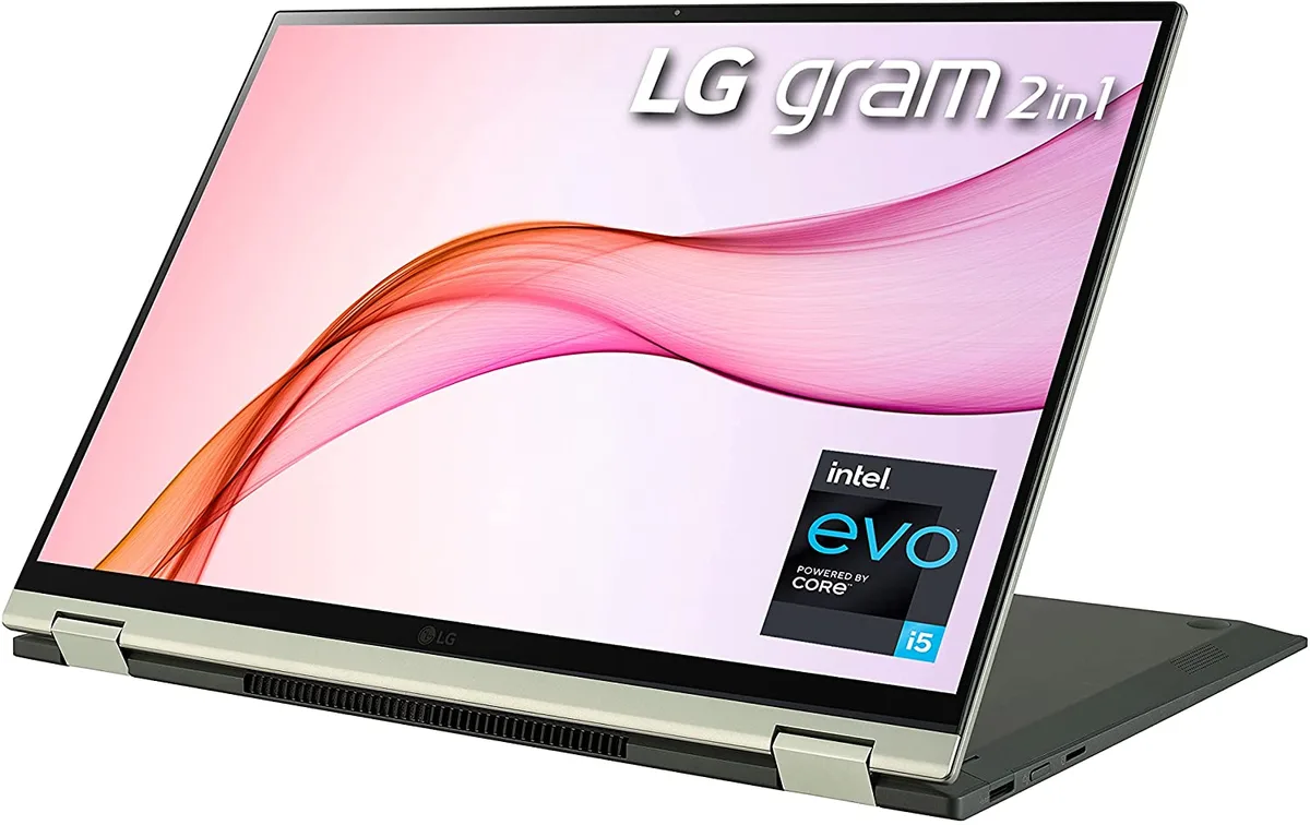 LG Electronics LG Gram 16T90P 16" WQXGA 2-in-1 Touch Laptop i5-1135G7 16GB 512GB Green — صورة المنتج