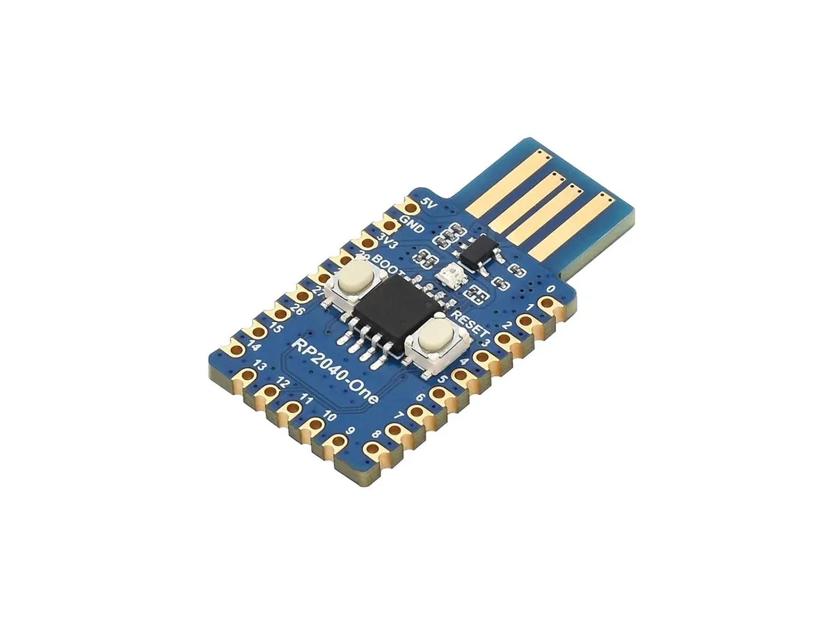 LORDWORLD LORDWORLD RP2040-One development board 4MB flash USB-A — foto produk