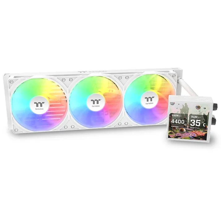 Thermaltake Thermaltake LB360 Ultra ARGB Sync Snow 360mm AIO liquid cooler CL-W508-PL12SW-A — photo du produit