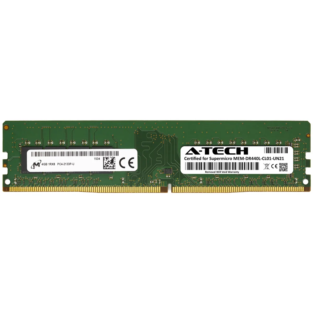 A-Tech A-Tech Supermicro Certified 4GB DDR4 2133MHz CL15 1.2V 288-Pin Desktop RAM — product photo