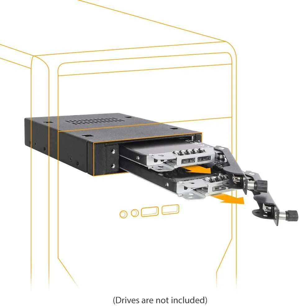 ICY DOCK ICY DOCK ToughArmor MB492SKL-B 2 x 2.5 SATA SAS rack server — foto del producto